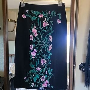 Tadashi Shoji black pencil skirt